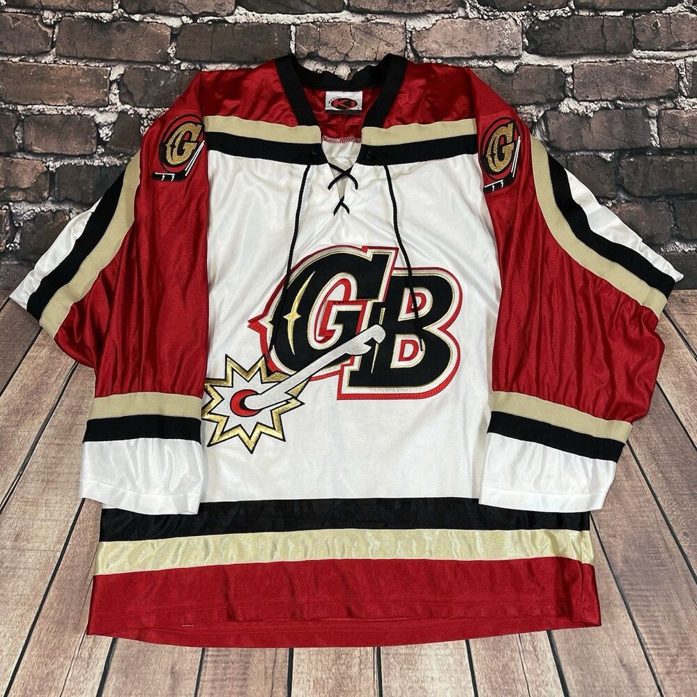 Vintage Green Bay Gamblers K1 Hockey Jersey Mens Size Small 90s USA MADE